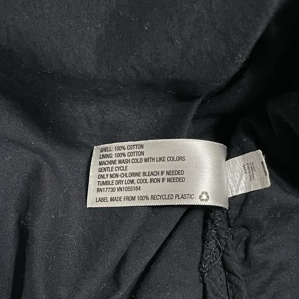 Merona Cotton Eyelet Shift Dress Plus Size XXL Black Lined Lightweight Boho - Picture 9 of 10